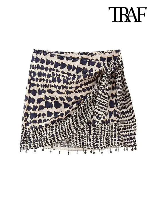 Beaded Mini Skirt