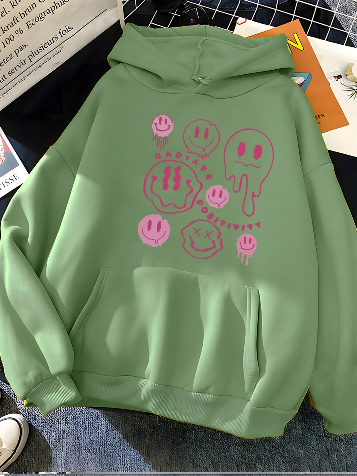 Funny Graphic Print Hoodie